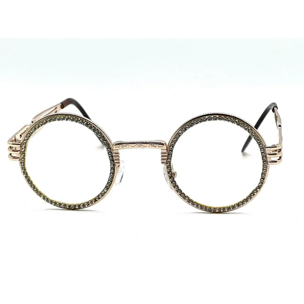 Bling‎ Sunglasses Gold Men Women Statement Fashion Eyewear Clear Sophisticated